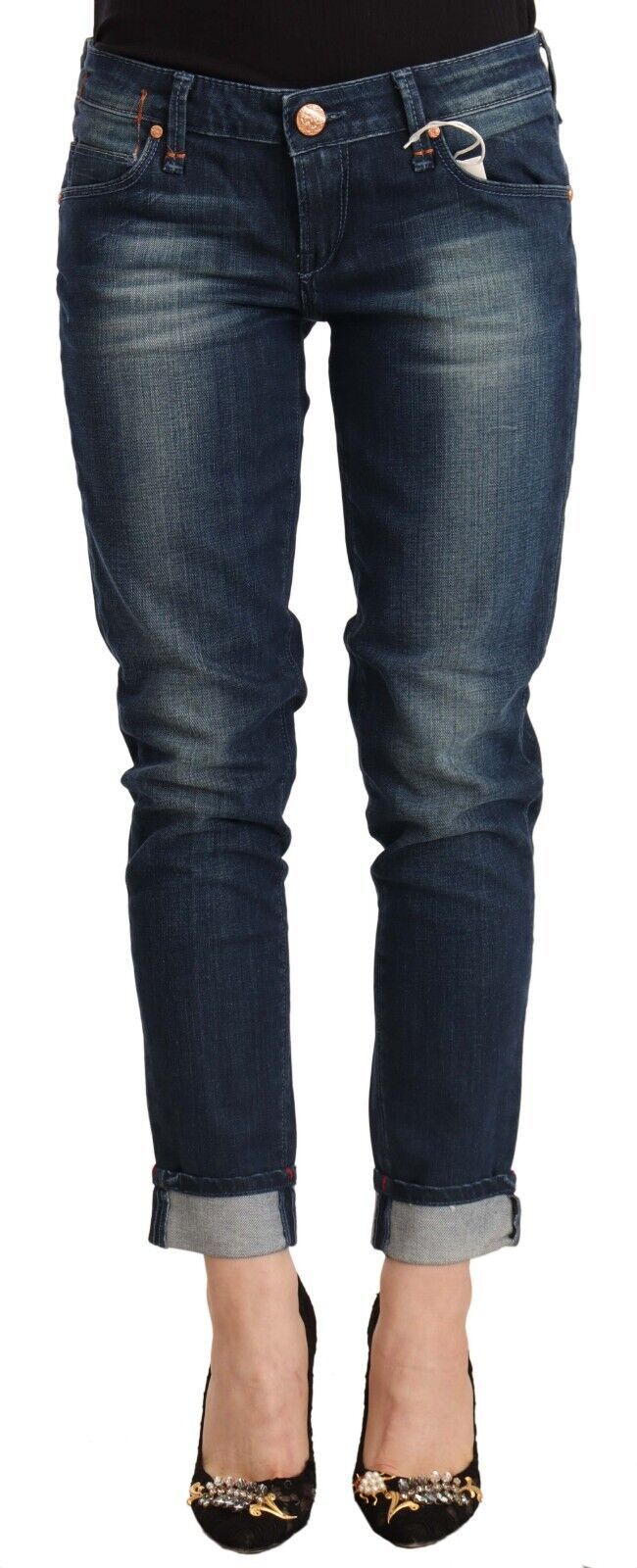 Sophisticated Skinny Blue Jeans Acht