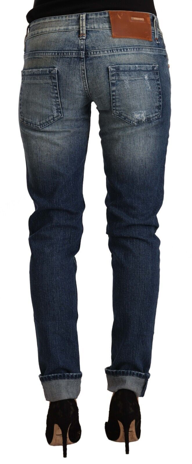 Chic Blue Washed Skinny Denim Serenade Acht