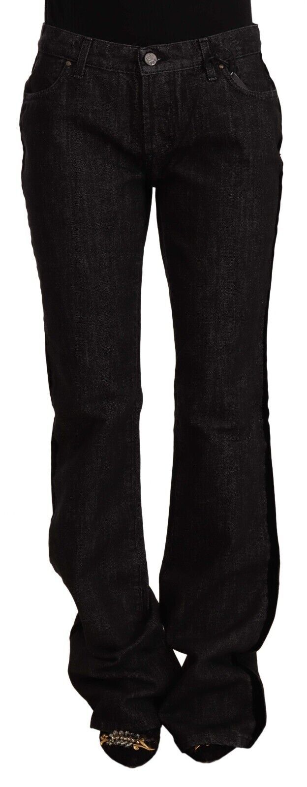 Sleek Mid Waist Bootcut Designer Jeans GF Ferre