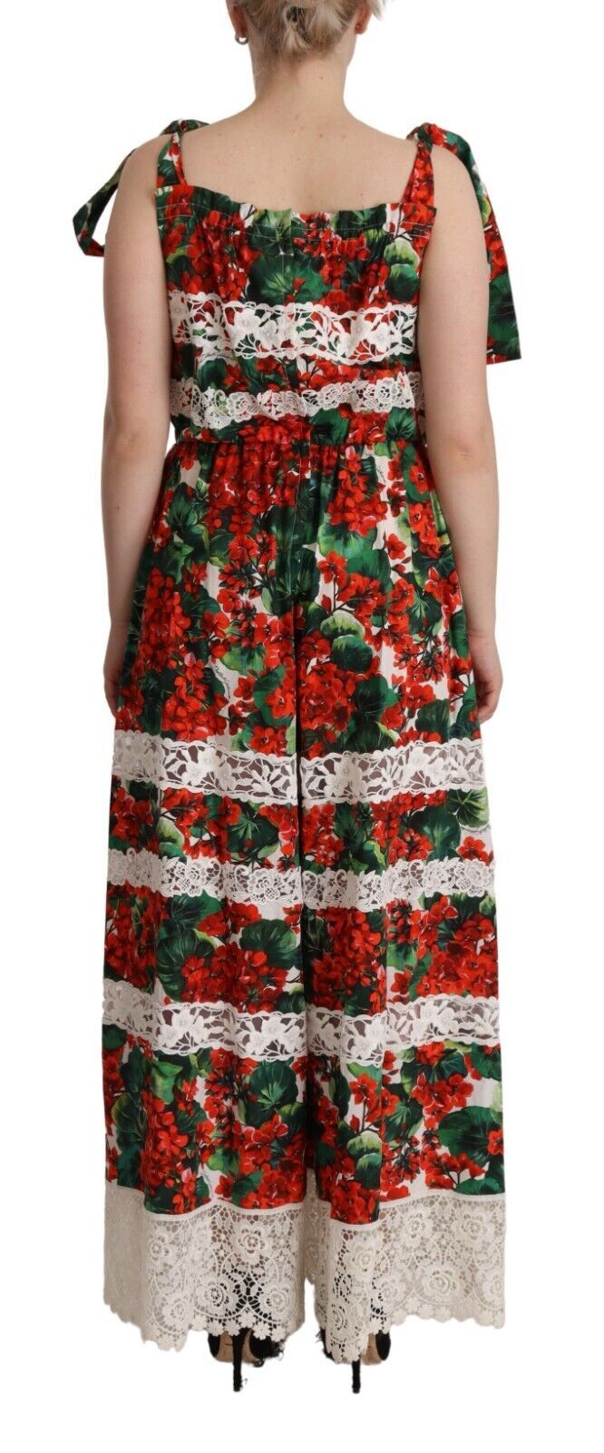 Multicolor Floral Maxi Dress Dolce & Gabbana