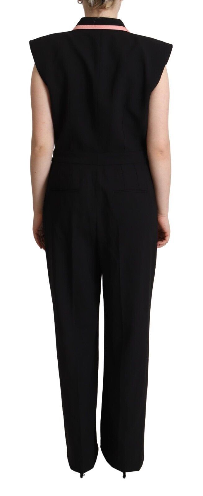 Elegant Sleeveless Wool Blend Jumpsuit Dolce & Gabbana