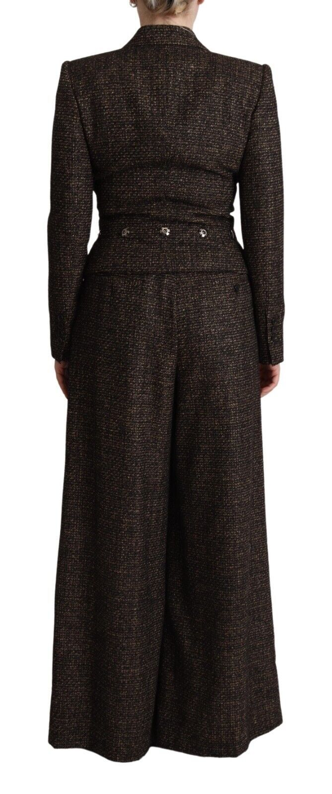 Chic Wool Blend Suit Set Dolce & Gabbana