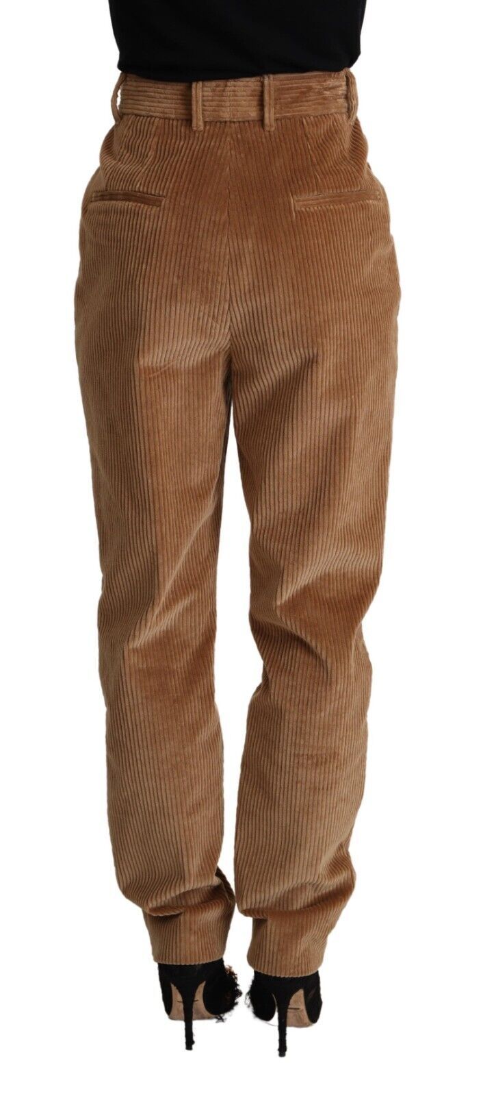 Chic High-Waisted Corduroy Skinny Pants Dolce & Gabbana