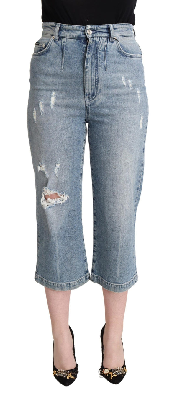 Chic Capri Cropped Denim Jeans Dolce & Gabbana