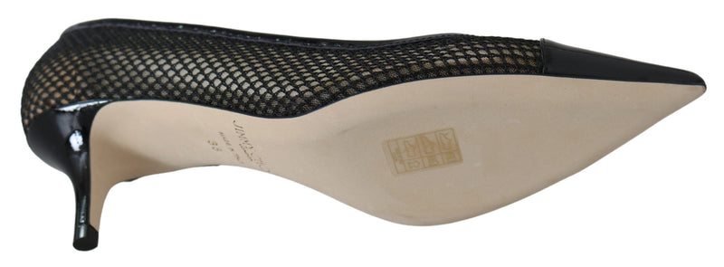 Chic Patent Mesh Pointed Pumps Jimmy Choo