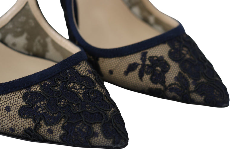 Navy Lancer Leather Pumps Elegance Unleashed Jimmy Choo