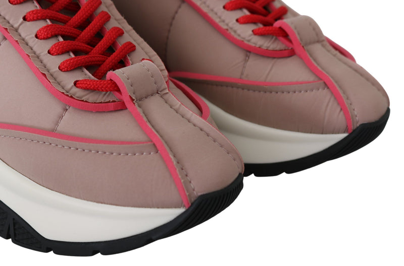 Ballet Pink Chic Padded Sneakers Jimmy Choo