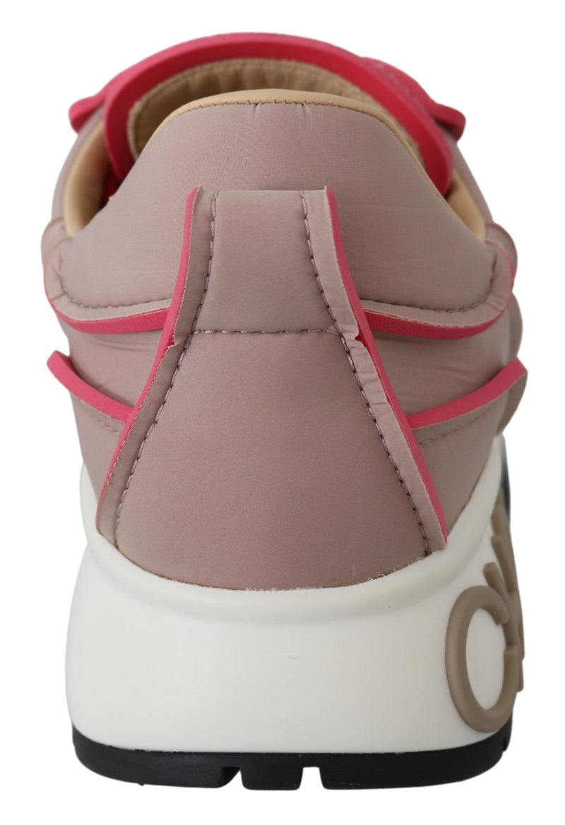 Ballet Pink Chic Padded Sneakers Jimmy Choo