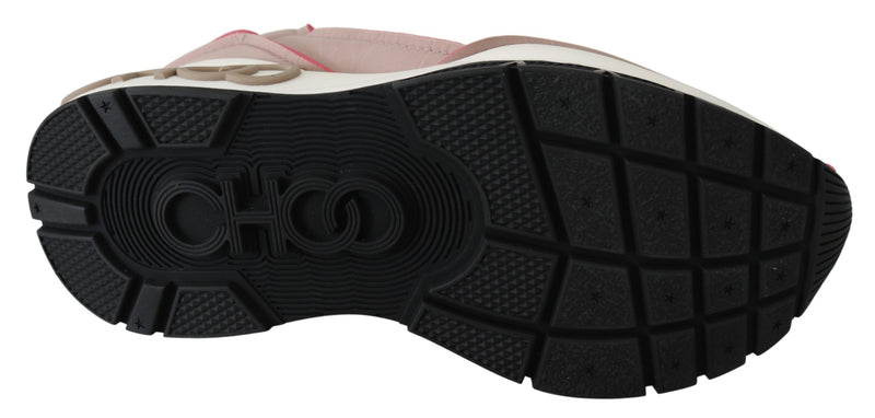 Ballet Pink Chic Padded Sneakers Jimmy Choo