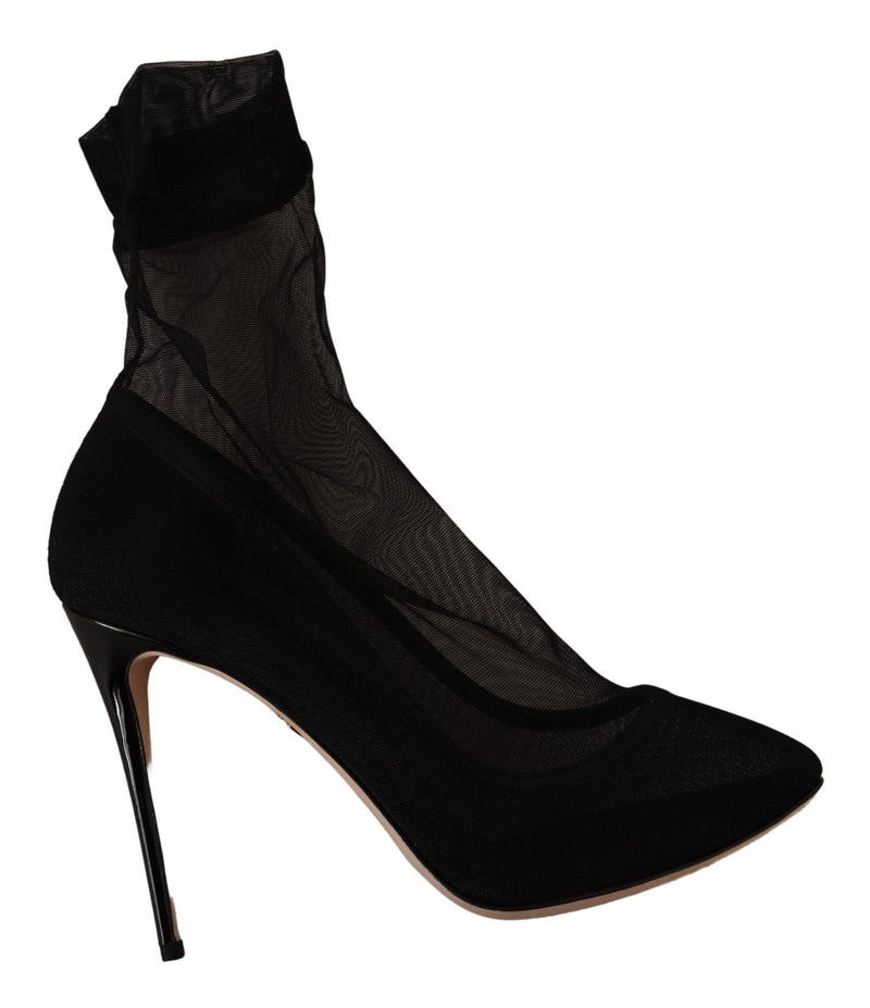 Elegant Stretch Sock Boot Pumps Dolce & Gabbana