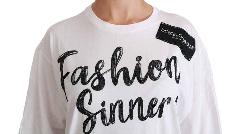 Chic DG Fashion Sinners Oversized Tee Dolce & Gabbana