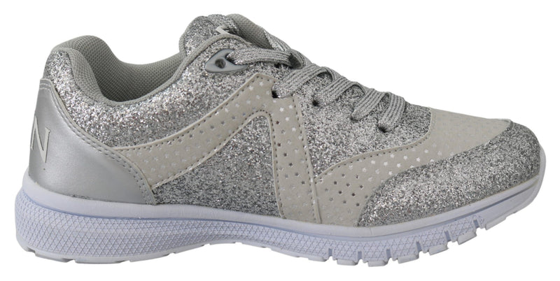 Chic Silver Runner Jasmines Sneakers Plein Sport