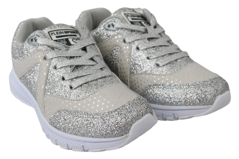 Chic Silver Runner Jasmines Sneakers Plein Sport