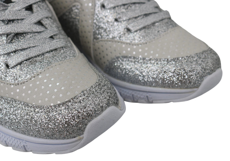 Chic Silver Runner Jasmines Sneakers Plein Sport