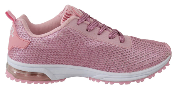 Chic Powder Pink High-Craft Sneakers Plein Sport