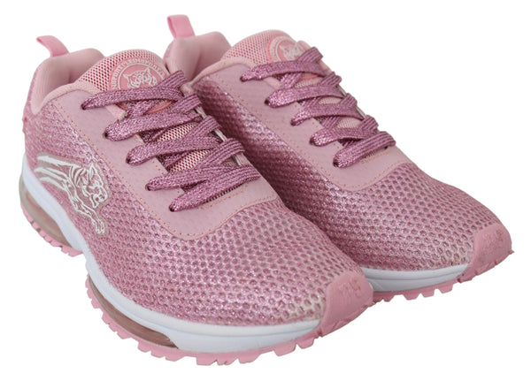 Chic Powder Pink High-Craft Sneakers Plein Sport