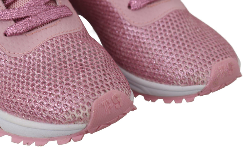 Chic Powder Pink High-Craft Sneakers Plein Sport