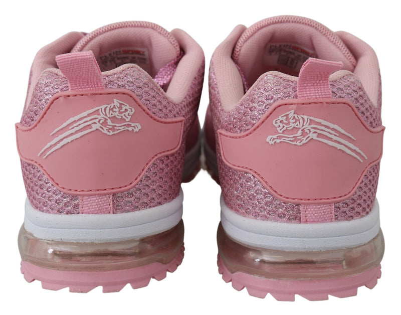 Chic Powder Pink High-Craft Sneakers Plein Sport