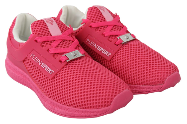 Elegant Fuxia Runner Becky Sneakers Plein Sport