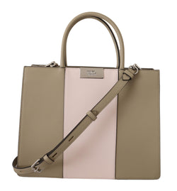 Elegant Sage Green Tote Shoulder Bag Karl Lagerfeld