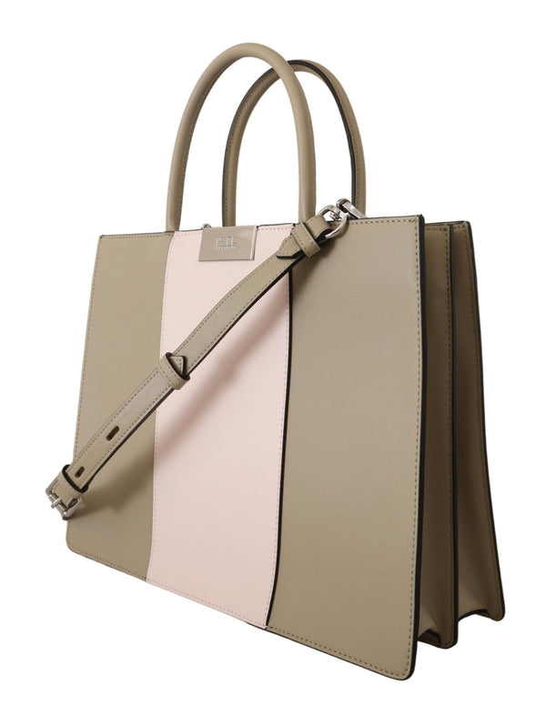 Elegant Sage Green Tote Shoulder Bag Karl Lagerfeld