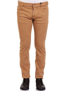 Brown Cotton Men's Jeans Dsquared²