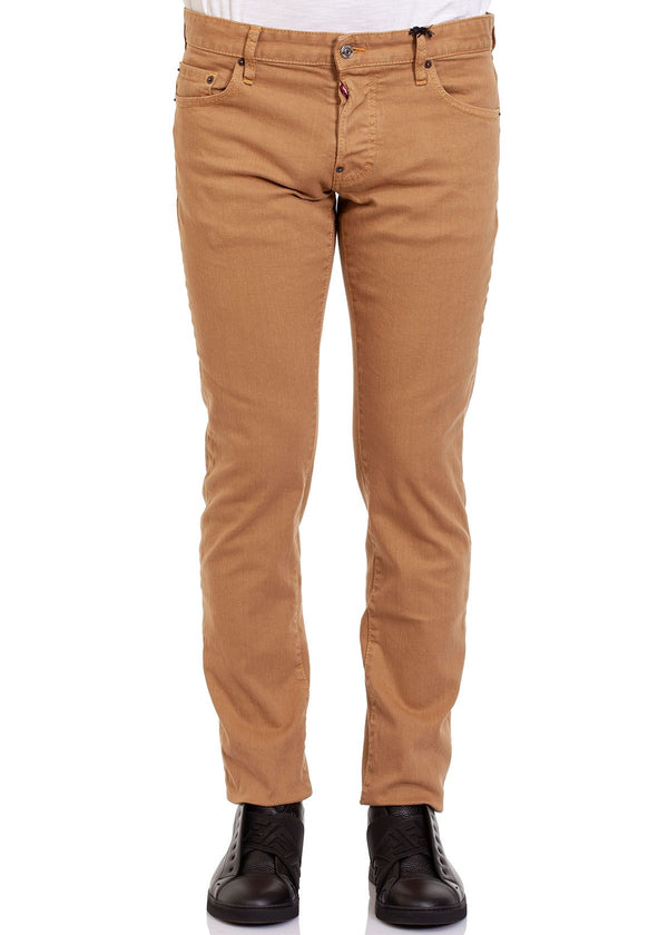 Brown Cotton Men's Jeans Dsquared²