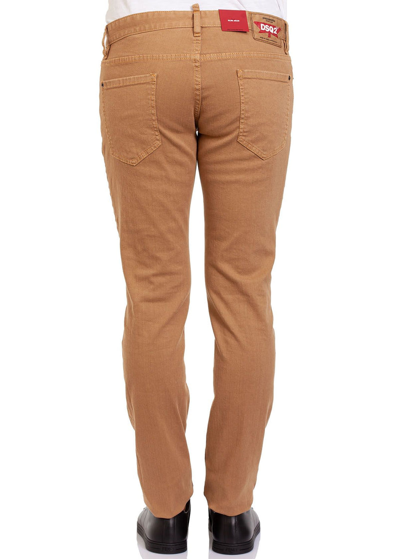 Brown Cotton Men's Jeans Dsquared²