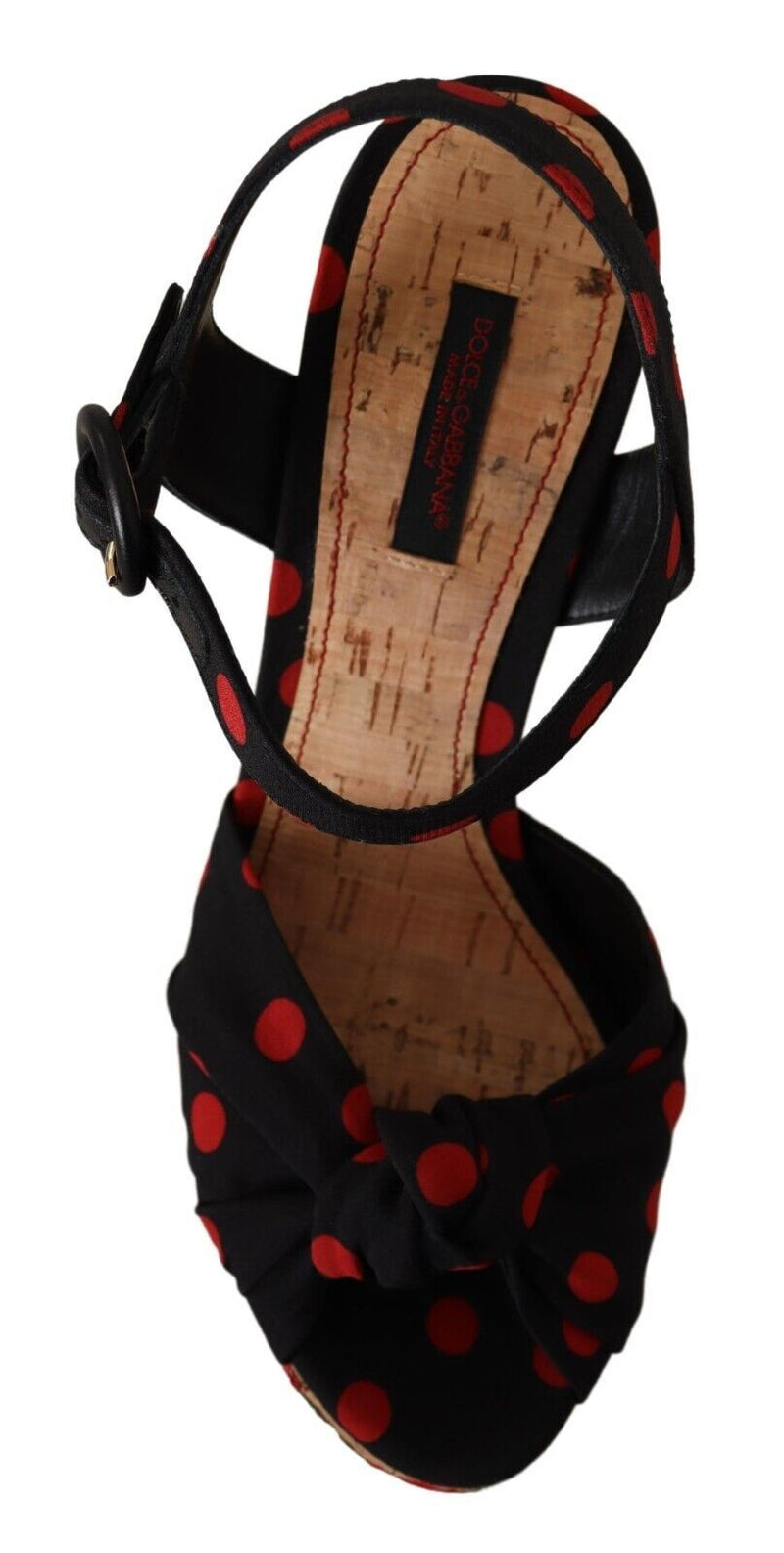 Multicolor Silk Blend Platform Heels Dolce & Gabbana