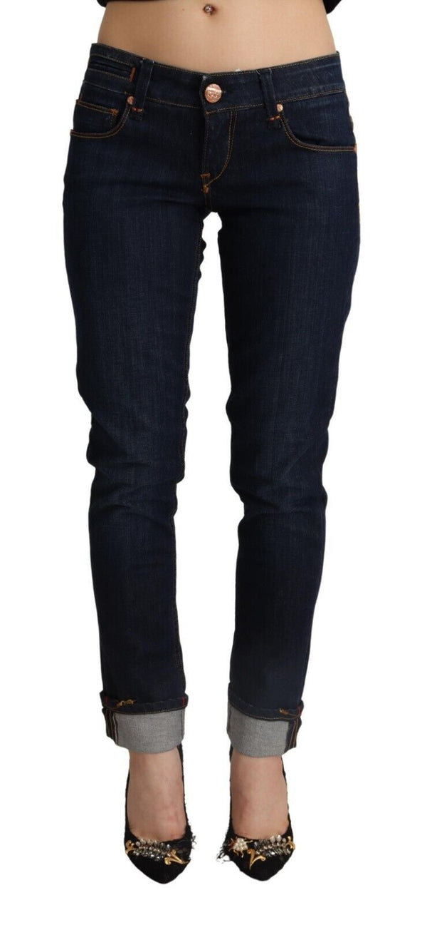 Slim Fit Dark Blue Denim Elegance Acht