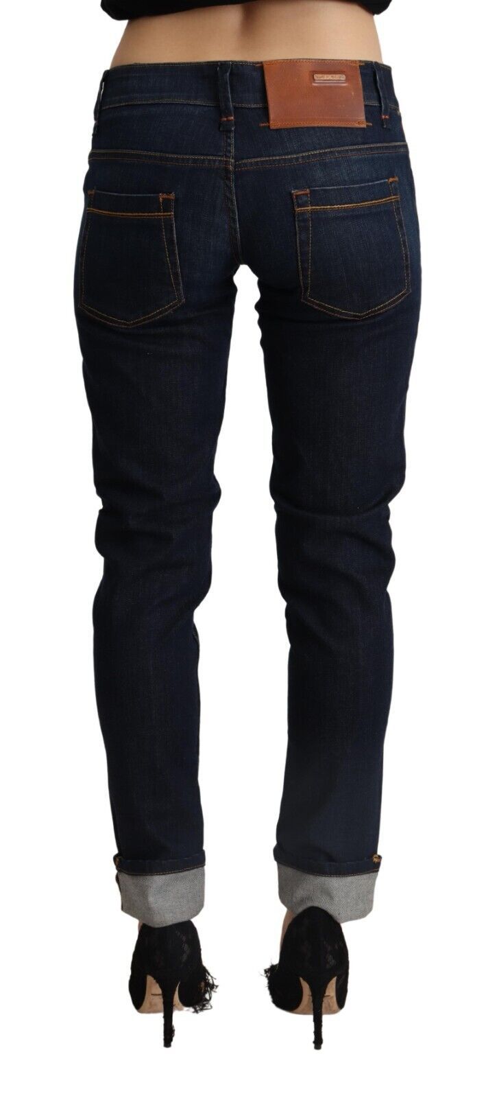 Slim Fit Dark Blue Denim Elegance Acht