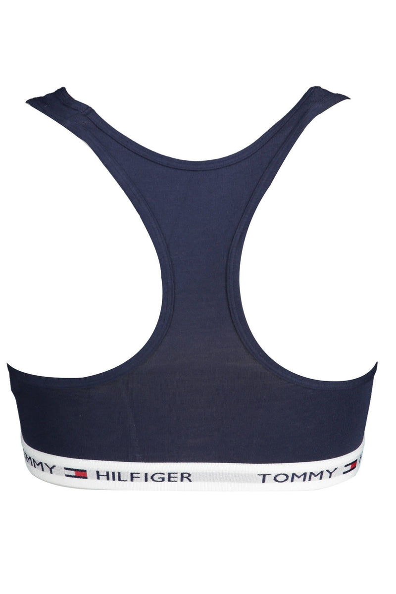 Blue Cotton Women Sports Bra Tommy Hilfiger