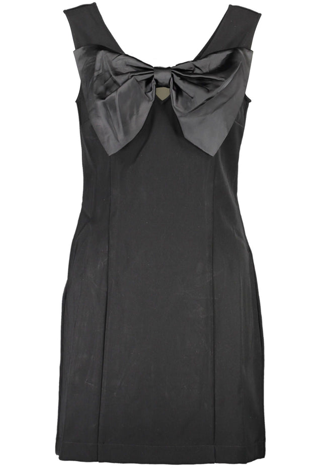 Black Polyester Women Dress Guess Jeans