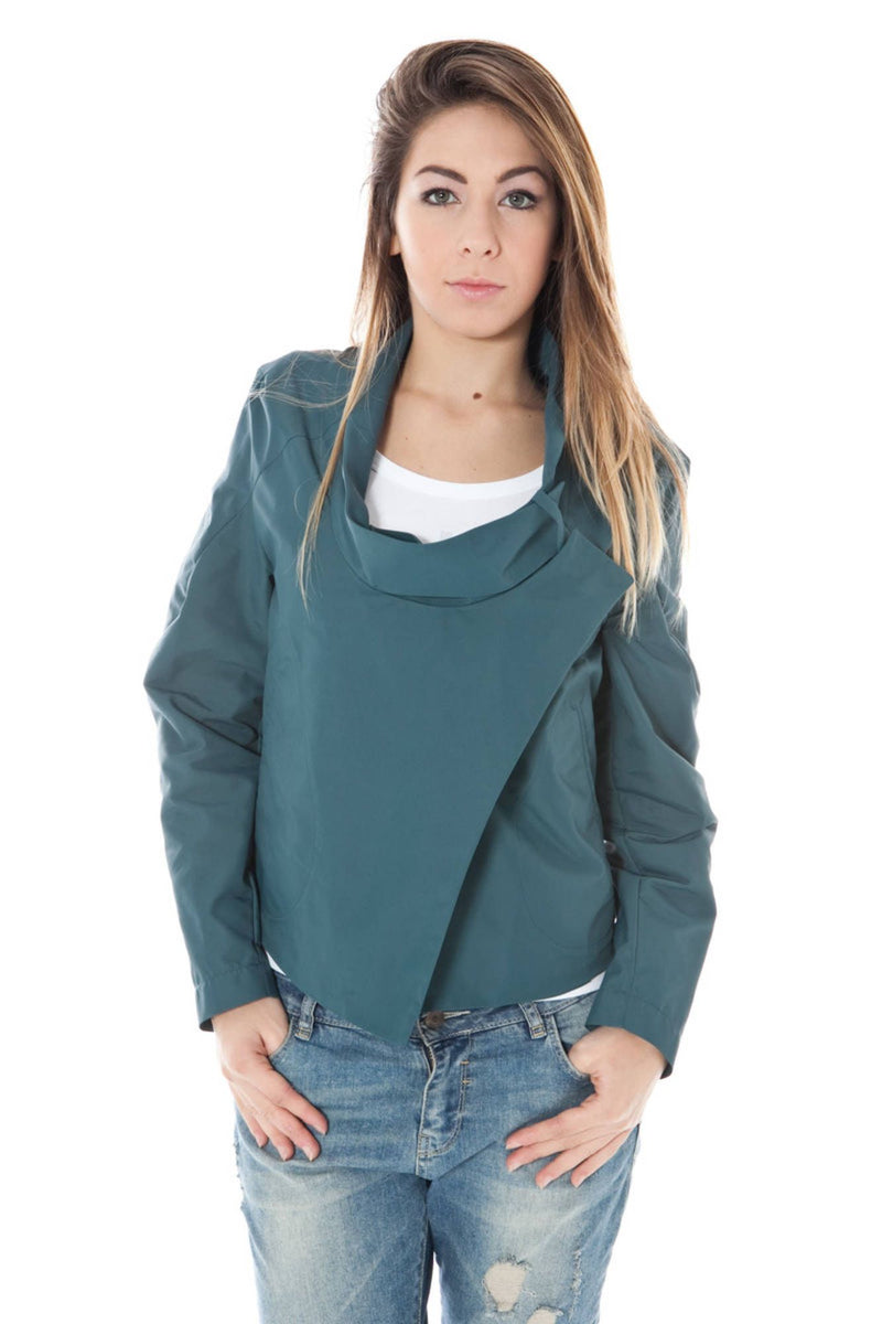 Green Polyamide Women Jacket Calvin Klein