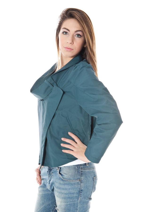 Green Polyamide Women Jacket Calvin Klein