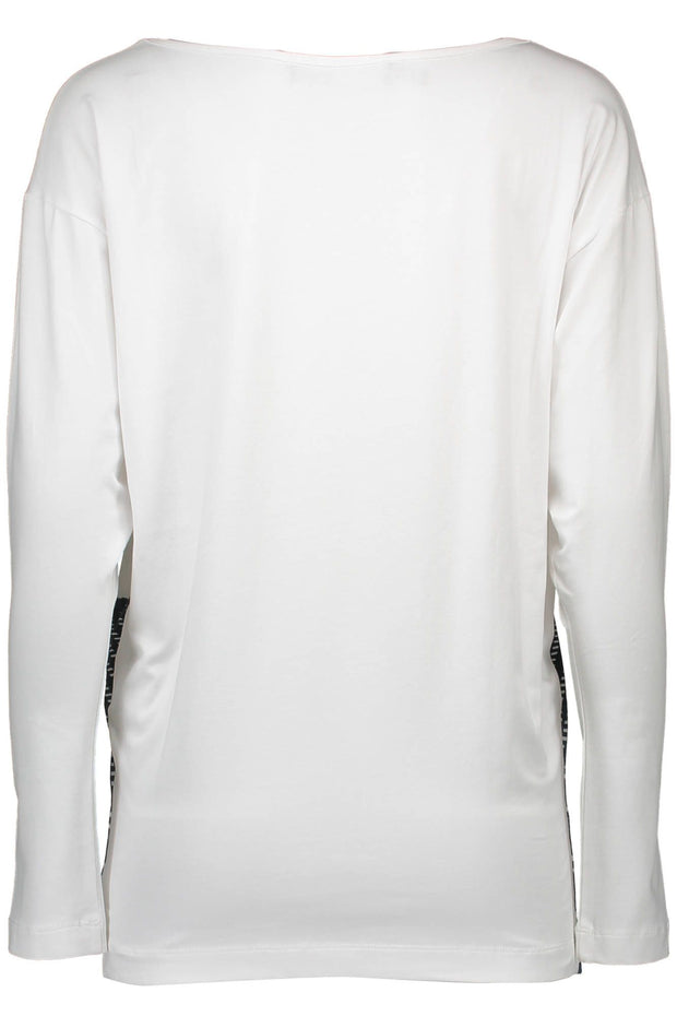 White Cotton Women Top Love Moschino