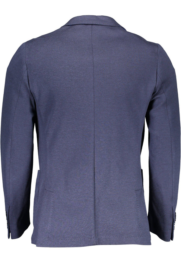 Blue Cotton Men Jacket Gant