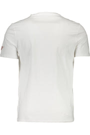 White Cotton Men T-Shirt Guess Jeans