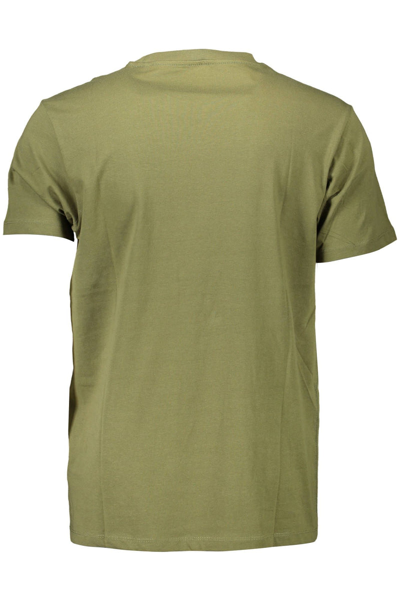 Green Cotton Men T-Shirt Guess Jeans