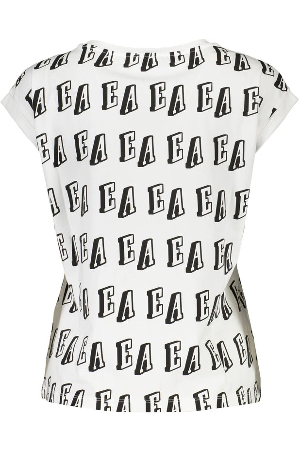 White Cotton Women Top Emporio Armani