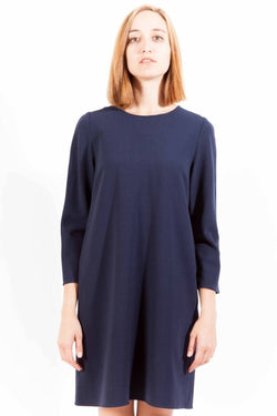 Blue Wool Women Dress Gant