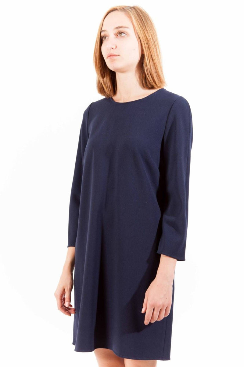 Blue Wool Women Dress Gant