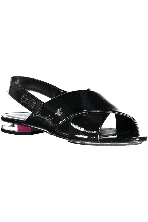 Black Polyethylene Women Sandal Calvin Klein