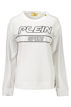 White Cotton Women Sweater Plein Sport