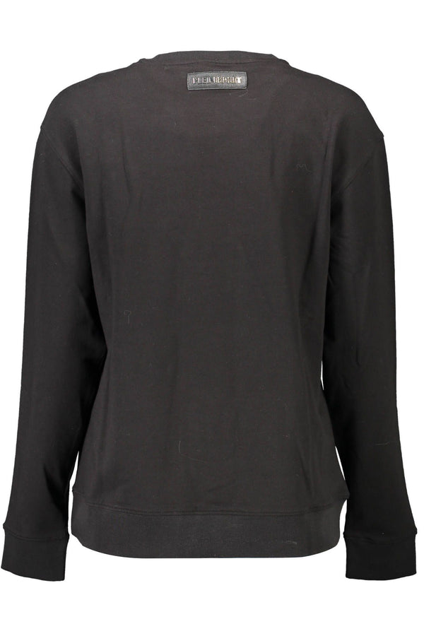 Black Cotton Women Sweater Plein Sport