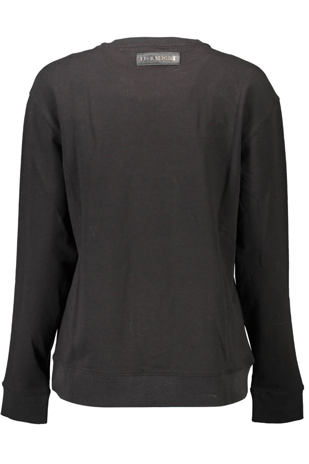 Black Cotton Women Sweater Plein Sport