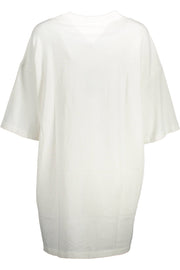 White Cotton Women Dress Tommy Hilfiger