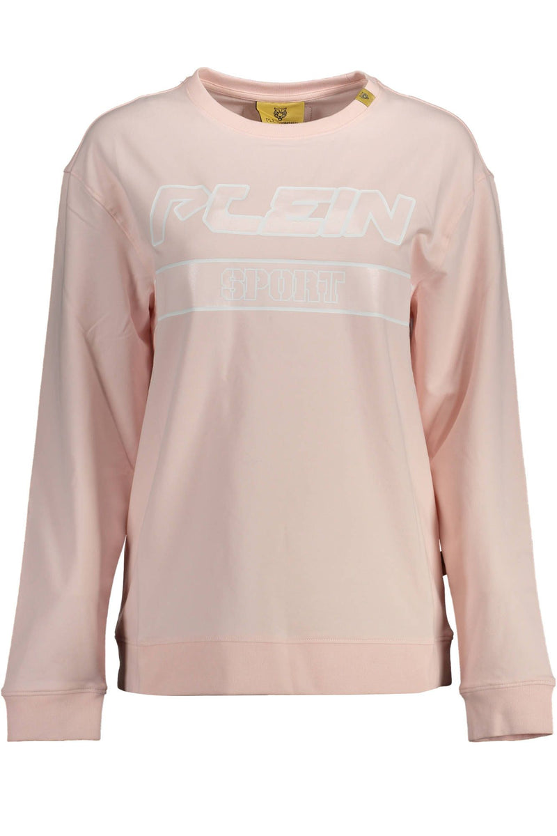 Pink Cotton Women Sweater Plein Sport