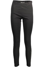 Black Cotton Women Legging Calvin Klein