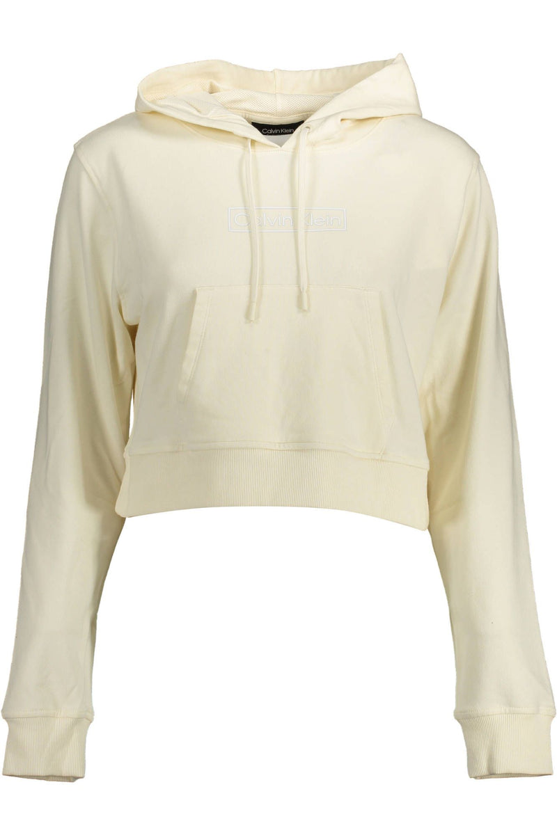 White Cotton Women Sweater Calvin Klein